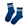 Ponožky do tenisek s proužkem - modrá