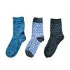 Dámské ponožky Elegant Dots – modré tóny – 3 páry