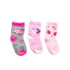 Dívčí protiskluzové ponožky - jednorožci - 3 páry | Teplé zimní