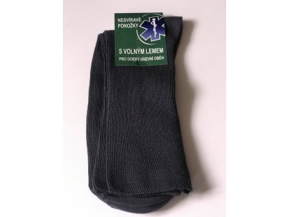 Nesvíravé ponožky-volný lem