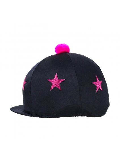 PR 20558 HyFASHION Pom Pom Cover with Glitter Star Pattern 04