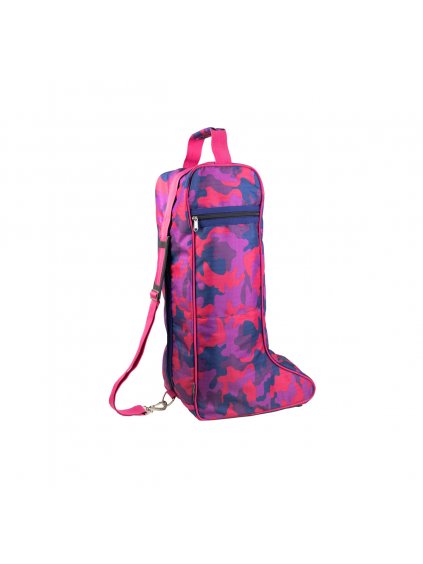 PR 38849 38851 Hy Equestrian DynaForce Boot Bag Raspberry Navy Studio 01