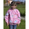 Dětská jarní růžová bunda s jednorožcem Unicorn