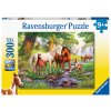Puzzle Koně u řeky