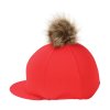 PR 30646 Hy Equestrian Hat Cover with Faux Fur Pom Pom 02