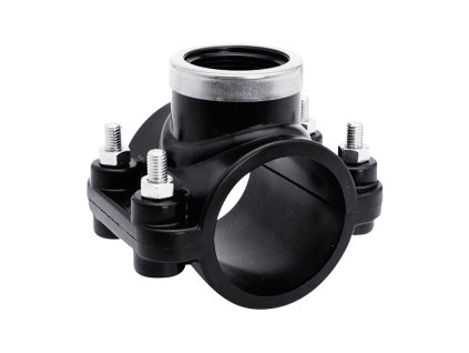 PP odbočková objímka, zesílená D50 x 1/2"