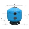 Bazénová filtrace TRB d1200 1m 33m3/h d90