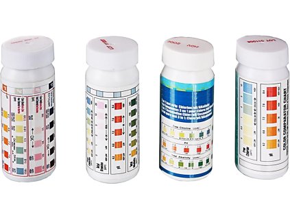 Papír pH-mérő, TCl, FrCl/Br, TA, TH, 50 db