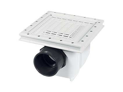 Alsó kivezetés fóliákhoz Aquamax 315 x 315mm D110/125 ragasztott illesztés
