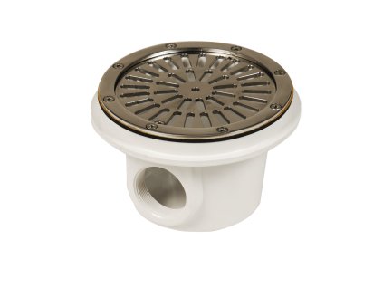 Alsó kivezetés AISI 316L fóliához d200mm 6/4" ráccsal