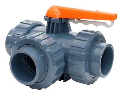 Háromutas golyóscsap "T" D75