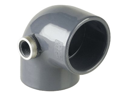 Könyök AIR L 90- D63x1/2" PN16