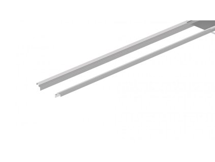 Szürke lapprofil a Porocell túlfolyó csatornákhoz, kívül