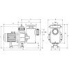 Medence szivattyú Flooder FLO 450T 78m3/h H=10m 4.5LE 230/400V