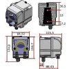 Adagolószivattyú Microdos MP2-R 1,5l/h - 1bar állítható adagolás 0-100%