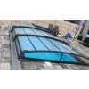 Niedrige Überdachung DIAMANT für 6.3x3.3 (340x640) Pool
