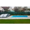 Bogenüberdachung für den Pool 6x3 (320x640) PRAKTIK klar PK4 Polycarbonat