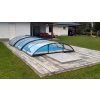 Bogenüberdachung für den Pool 8.3x3.6 (380x850) PRAKTIK klar PK4 Polycarbonat