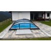 Bogenüberdachung für den Pool 7x3.6 (360x740) PRAKTIK klar PK4 Polycarbonat