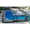 Niedrige Überdachung DIAMANT für 8x3.6 Pool (360x850)