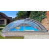 Bogenüberdachung für den Pool FLORIDA PRAKTIK (360x428) klar PK4 Polycarbonat