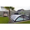 Bogenüberdachung für den Pool 7x3.6 (360x740) PRAKTIK klar PK4 Polycarbonat