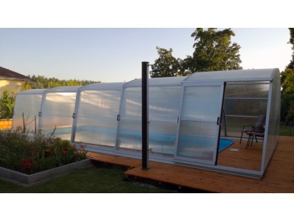 BRILIANT - podnoszone zadaszenie do basenu 7x3, 7x3.6, 7.3x3.3, 8x3, 8x3.6, 8.3x3.3. 8.3x3.6 (400x850)