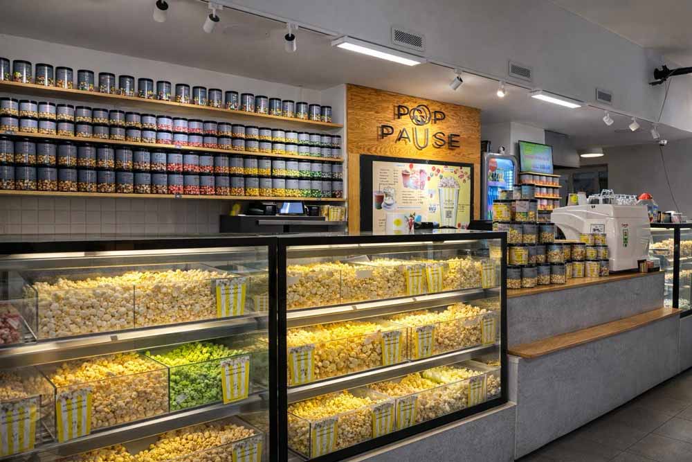 POP PAUSE popcorn bar