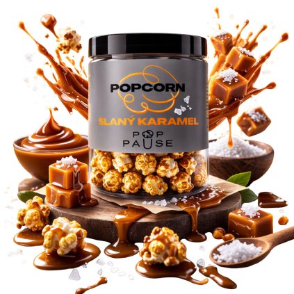 slaný karamel popcorn