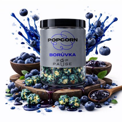 borůvka popcorn