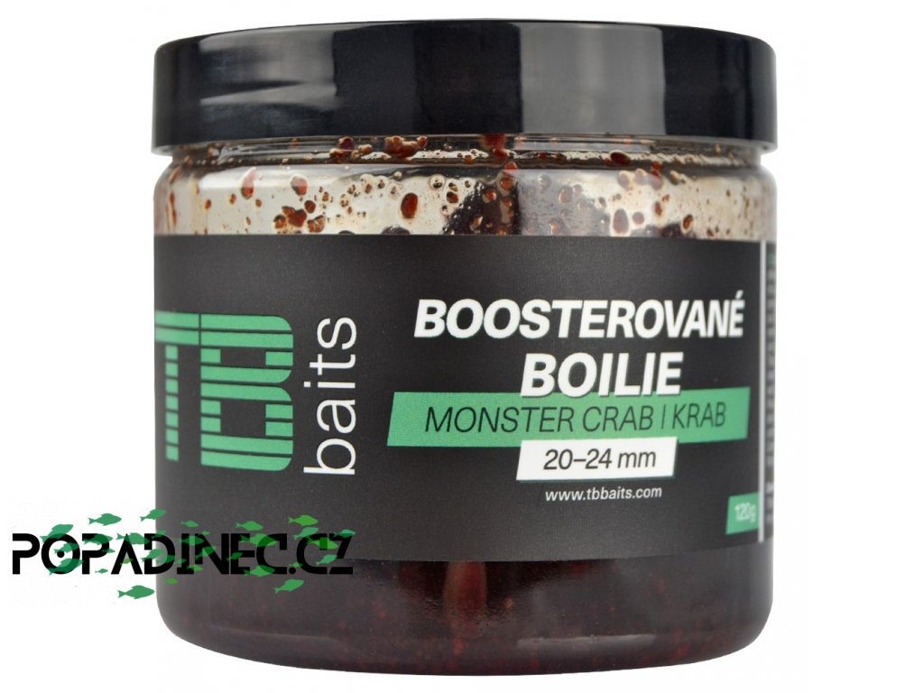 tb baits boosterovane boilie monster crab 120 g 20 24 mm