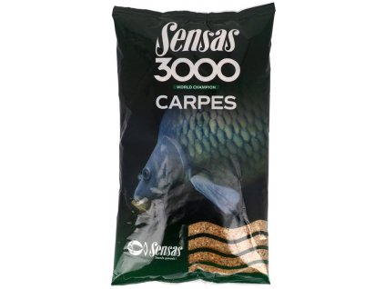 Krmení Sensas 3000 Carpes (kapr) 1kg (Příchutě Carp Fine (Kapr jemný))