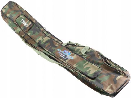 Pouzdro na pruty CLASSIC MASKÁČ 3 komory  + popruh (rumpol pouzdra délky 90 cm)