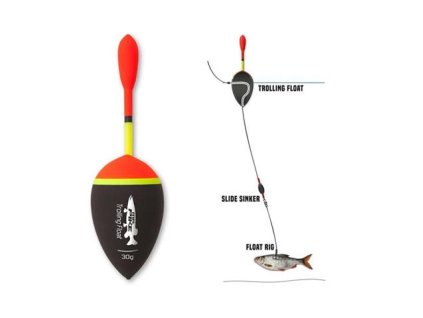 mr pike trolling float 30g 125mm quantum spec