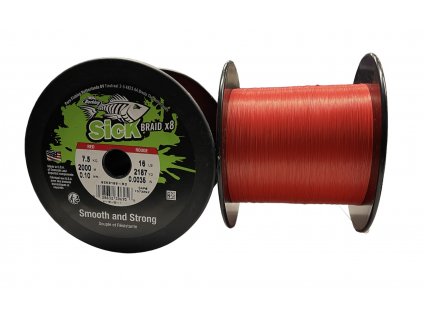 Berkley Šňůra Sick Braid Red  metráž z navíječky (Berkley Šnůra průměr 0,08 mm 6,0kg)