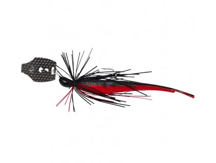 savage gear gumova nastraha crazy swim jig sinking black n red