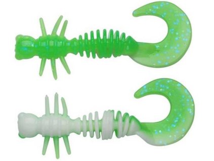 berkley gumova nastraha powerbait power curly spring green white