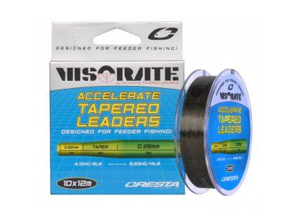 arrachee visorate accelerate tapered leaders 12m x10 cresta