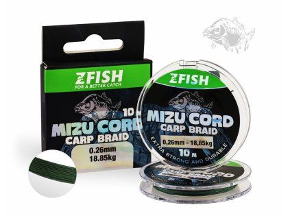 zfish snurka mizucord carp braid line 10m