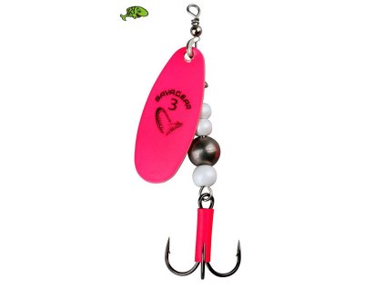 6119 savage gear caviar spinner 2 6g fluo pink