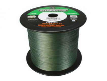 Spider Wire Stealth Smooth 8 Moss Green metráž z navíječky (šnura spaider 8 0,06mm  6,6kg)