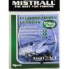 mistrall fluorocarbon leaders 30cm 15kg2ks