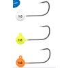 Wolframová Jigová hlavička Gamakatsu-Spro Tungsten Micro Jigs Glow vel.1/0 3KS