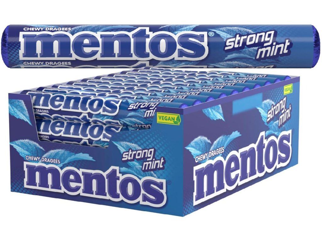 Mentos strong žvýkací bonbóny 37,5g