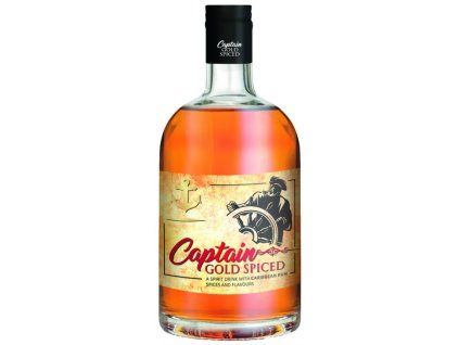 Captain Gold Spice 35%, láhev 0,7l