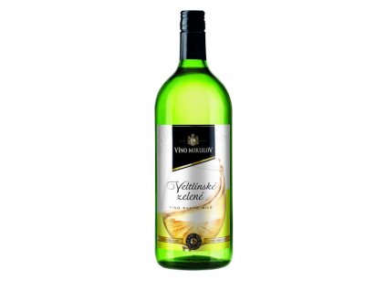 Víno Mikulov Veltlínské zelené, láhev 1l