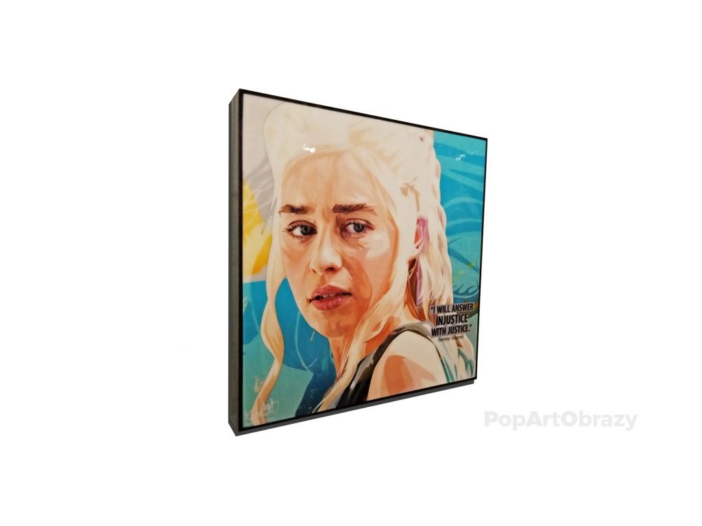 Pop Art Obrazy DAENERYS TARGARYEN - popartobrazy.cz