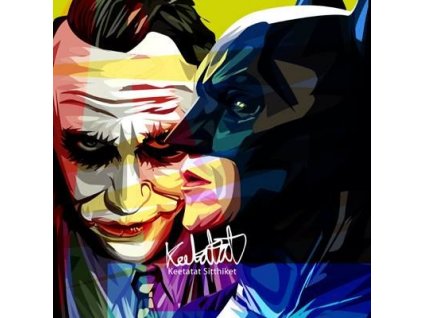 Pop Art Obrazy BATMAN & JOKER ver.1 - popartobrazy.cz