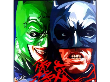 Pop Art Obrazy BATMAN & JOKER ver.3 - popartobrazy.cz