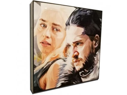 Pop Art Obrazy JON SNOW & DAENERYS - popartobrazy.cz